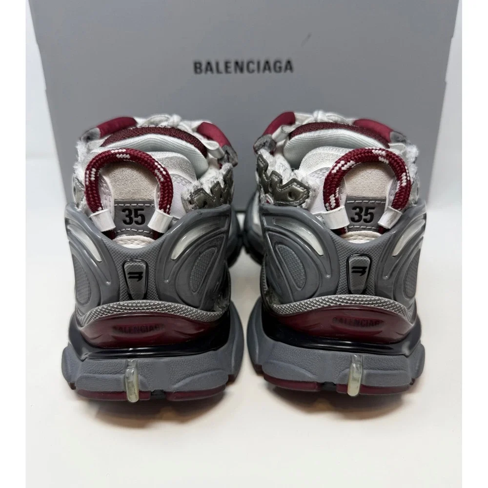 Balenciaga Runner Sneaker Burgandy Size 5 US 35 EU - Picture 5 of 10